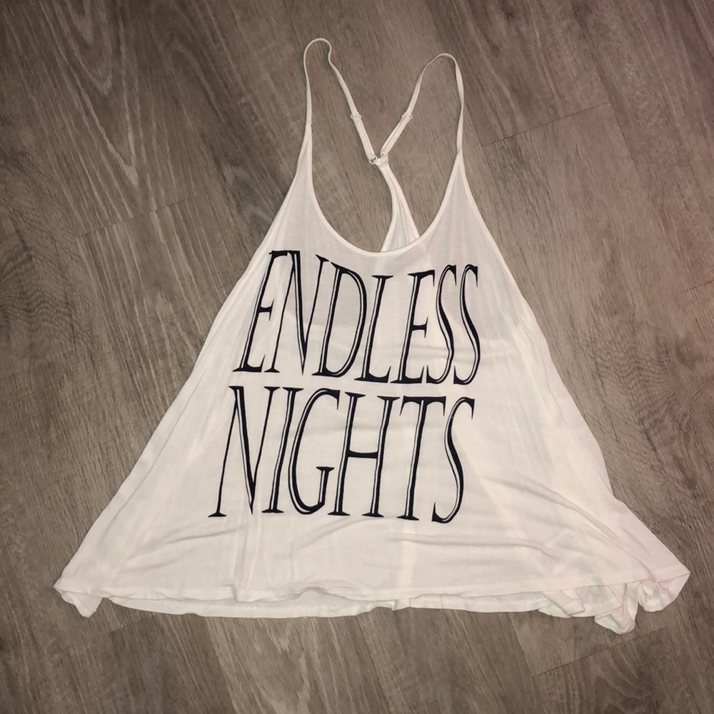 White tank top
